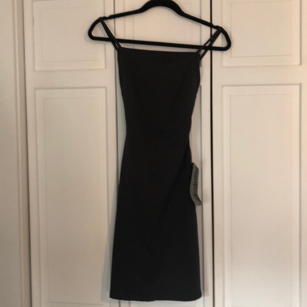 Open back dress
